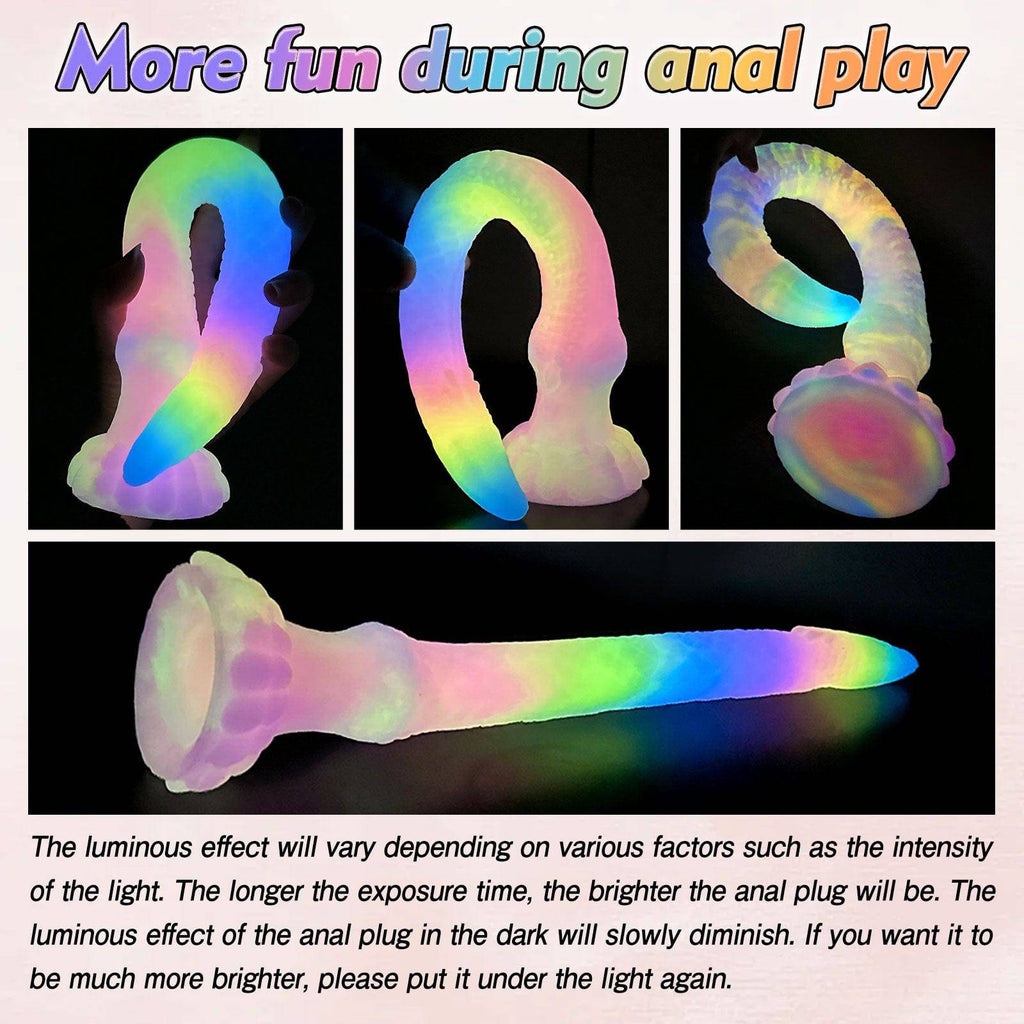 Endless 30.7 Inch Rainbow Fantasy Octopus Tentacle Dildo - Tarisss Sex Toy Store