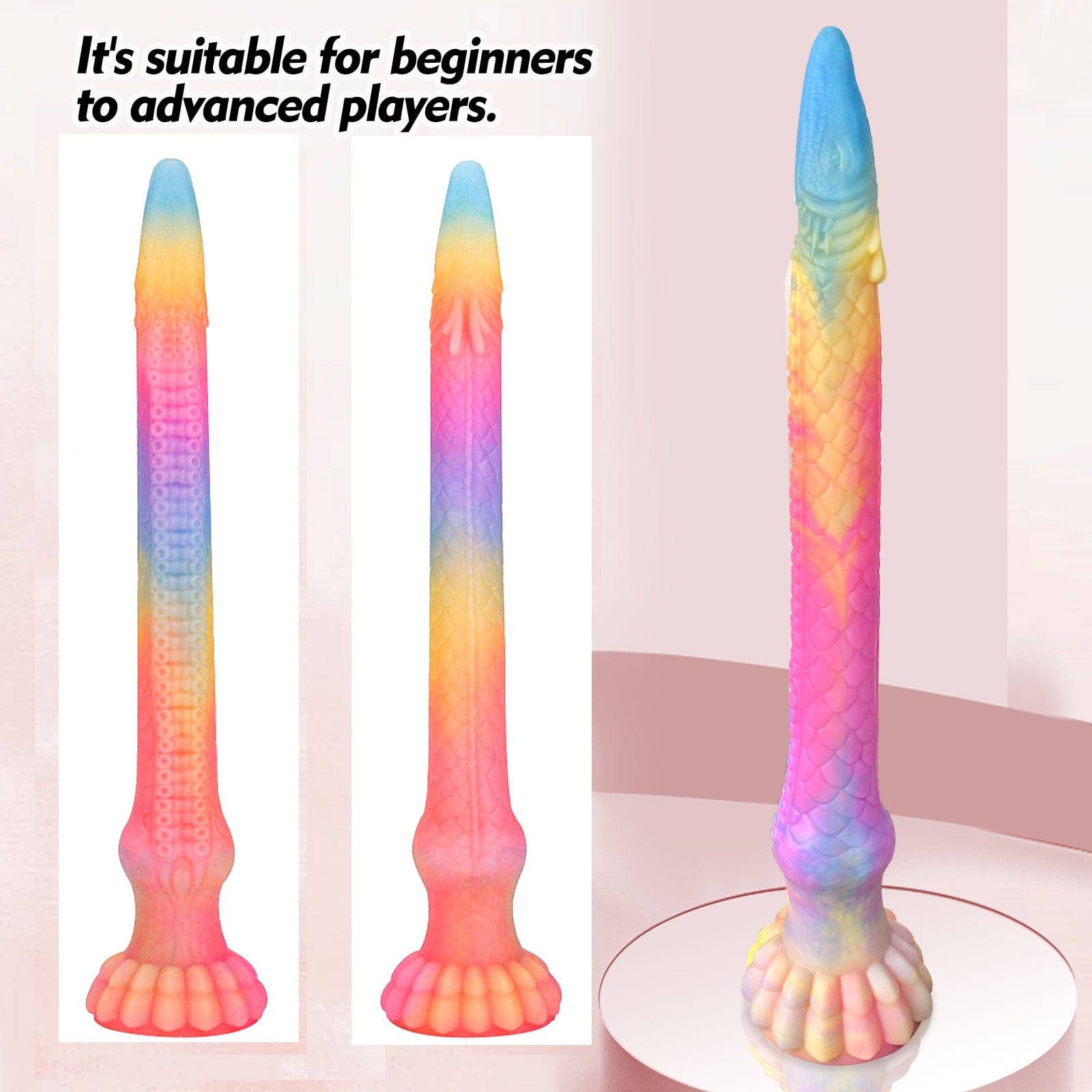 Endless 30.7 Inch Rainbow Fantasy Octopus Tentacle Dildo - Tarisss Sex Toy Store