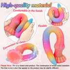 Endless 30.7 Inch Rainbow Fantasy Octopus Tentacle Dildo - Tarisss Sex Toy Store