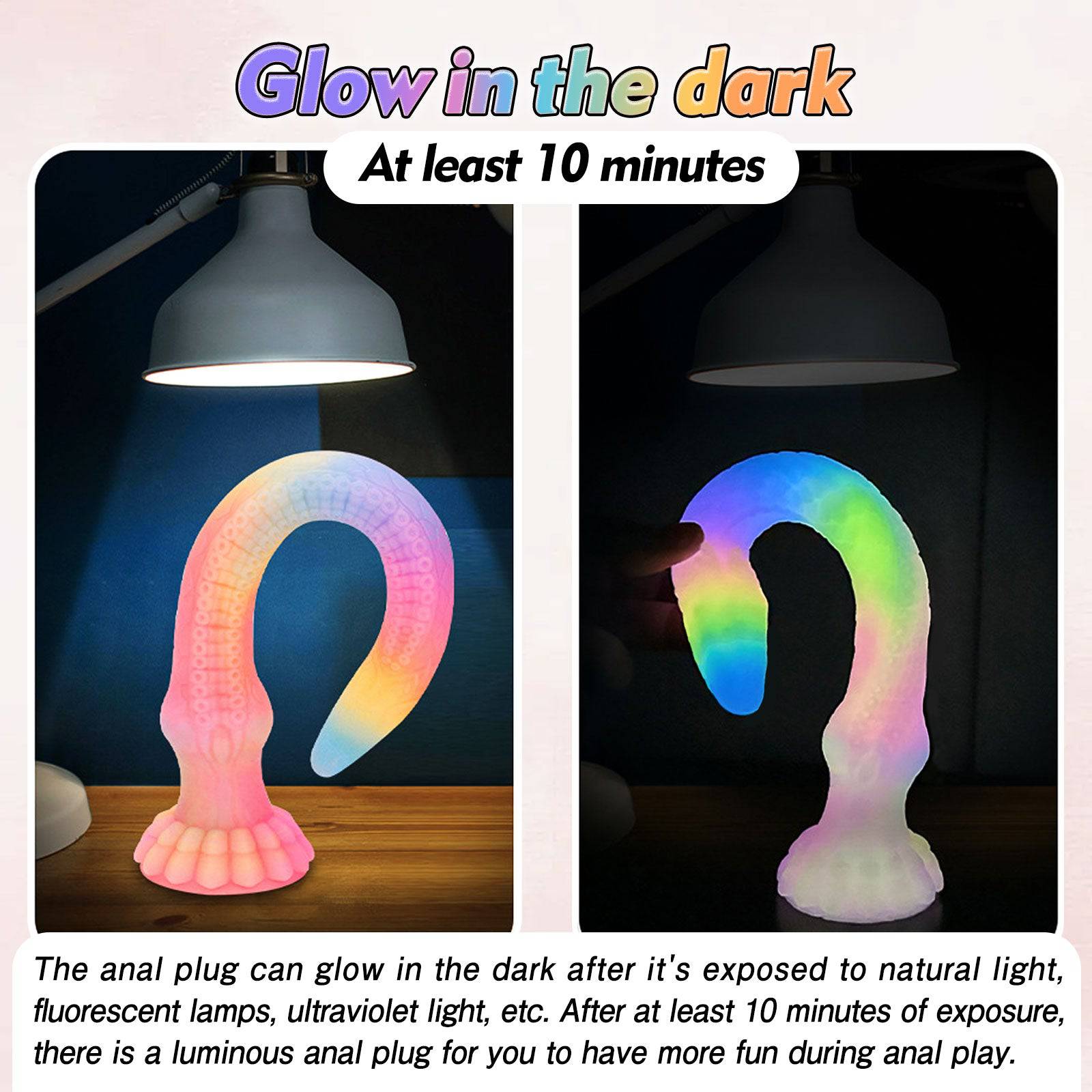 Endless 30.7 Inch Rainbow Fantasy Octopus Tentacle Dildo - Tarisss Sex Toy Store