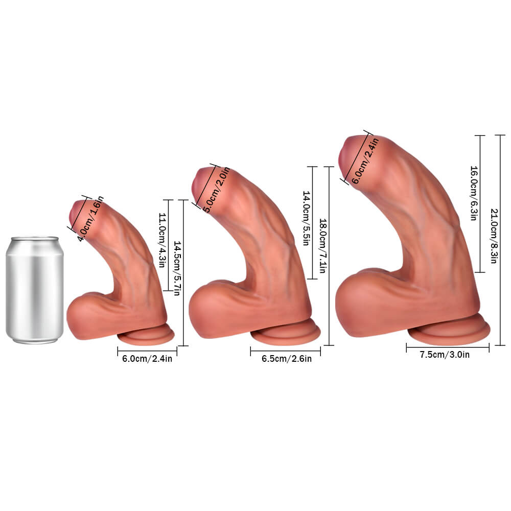 Eros - Realistic Dildo - Silicone Dildo - Real Feel Dildo