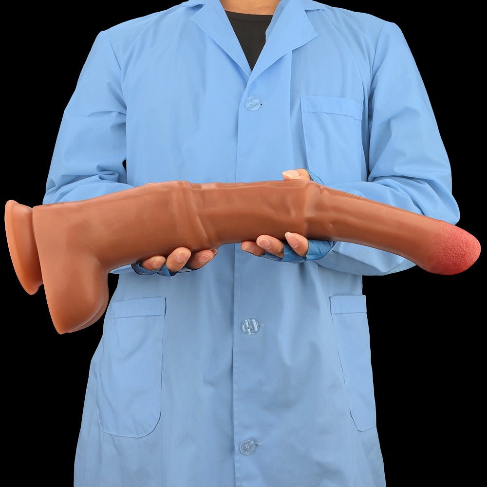 Extra Large Realistic Silicone Horse Dildo with Suction Base - Tarisss Sex Toy Store