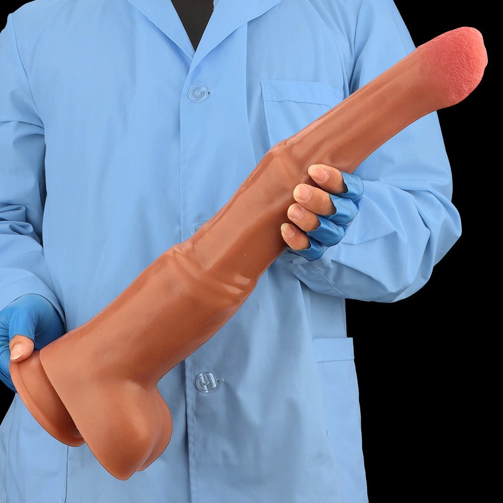 Extra Large Realistic Silicone Horse Dildo with Suction Base - Tarisss Sex Toy Store