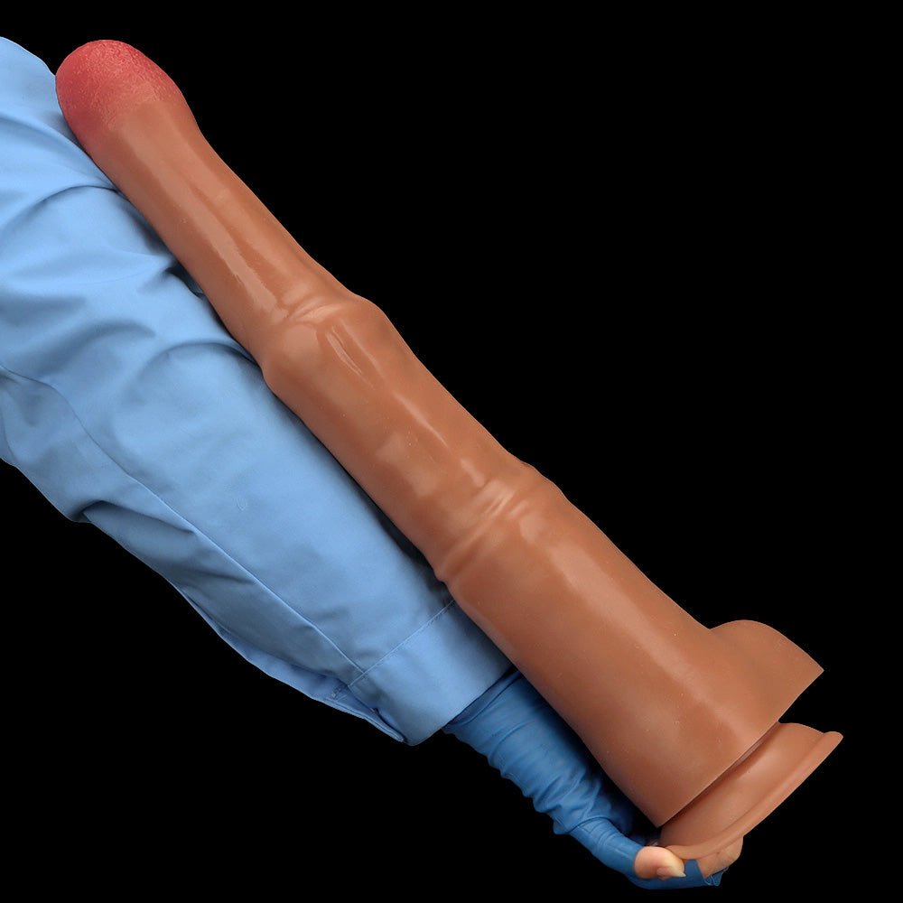 Extra Large Realistic Silicone Horse Dildo with Suction Base - Tarisss Sex Toy Store