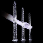 Extra - Long Crystal Dragon Tail Anal Probe - Textured Scale Series - Tarisss Sex Toy Store