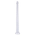 Extra - Long Crystal Dragon Tail Anal Probe - Textured Scale Series - Tarisss Sex Toy Store