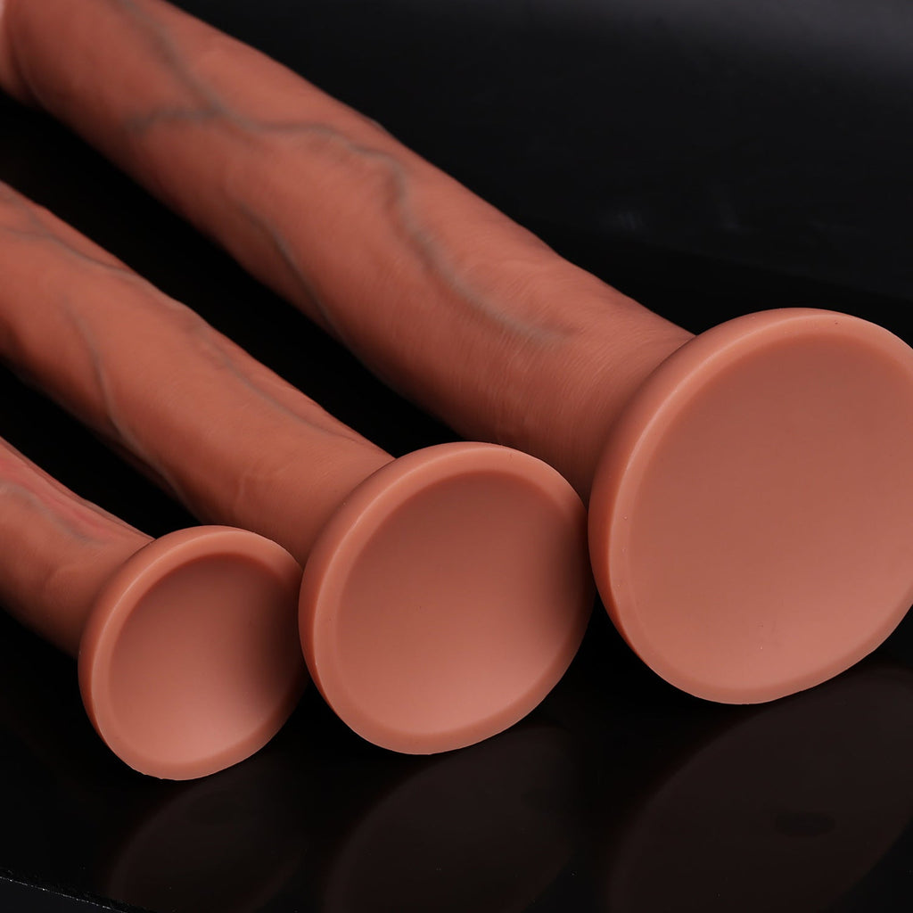 Extra Long Realistic Silicone Dildo with Suction Base - Tarisss Sex Toy Store