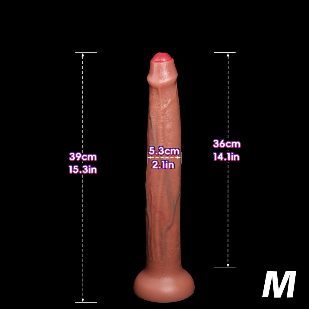 Extra Long Realistic Silicone Dildo with Suction Base - Tarisss Sex Toy Store