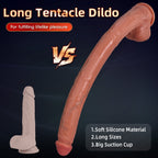 Extra - Long Realistic Snake Silicone Dildo with Strong Suction Base - Tarisss Sex Toy Store