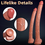 Extra - Long Realistic Snake Silicone Dildo with Strong Suction Base - Tarisss Sex Toy Store