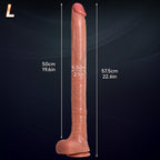 Extra - Long Realistic Snake Silicone Dildo with Strong Suction Base - Tarisss Sex Toy Store