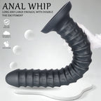 Extra - Long Textured Silicone Dildo with Suction Base – Multi - Size (S–XXL) - Tarisss Sex Toy Store