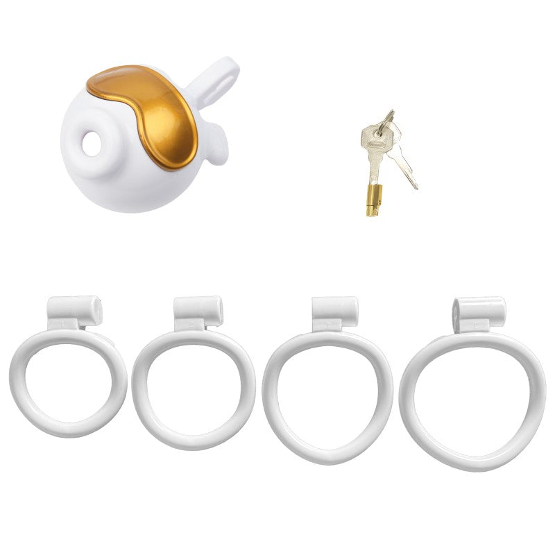 Octopus Goggle Chastity Cage 🐙  – Compact Male Chastity Device with Key