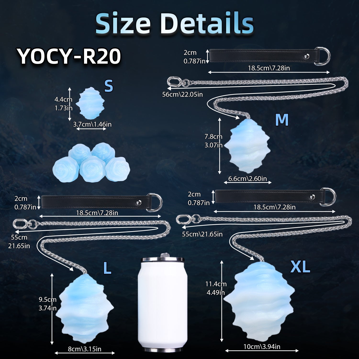 Platinum Silicone Anal Plug, Fist Dildo & Ball Gag in 4 Sizes — Spiral Marine Egg