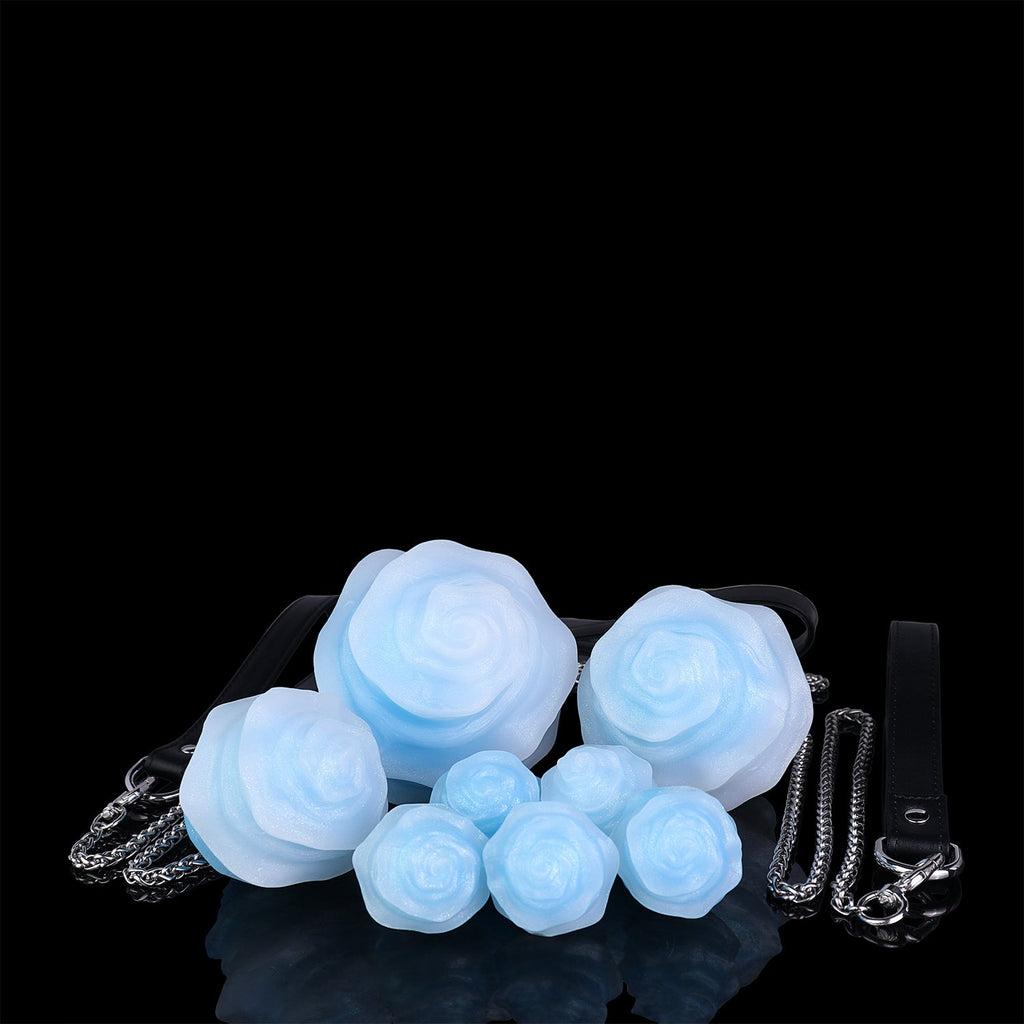 Platinum Silicone Anal Plug, Fist Dildo & Ball Gag in 4 Sizes — Spiral Marine Egg