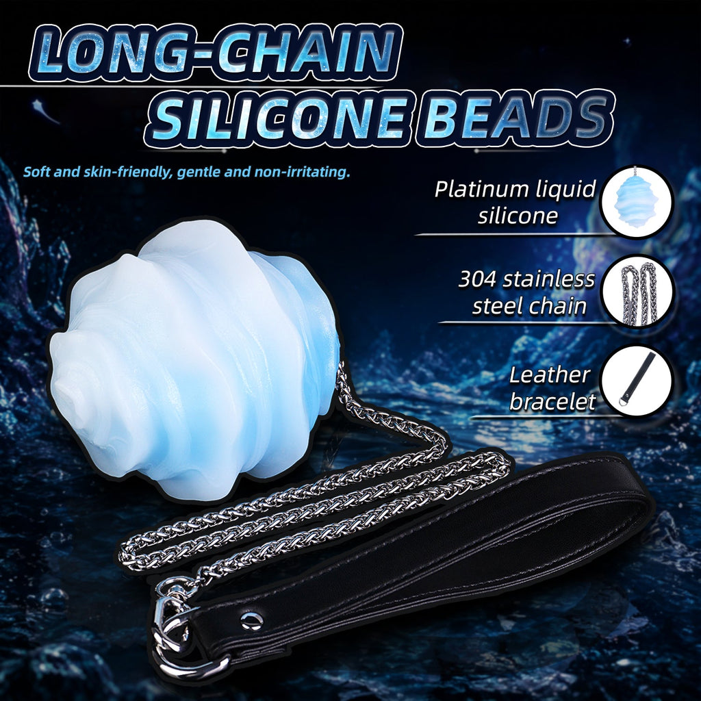 Platinum Silicone Anal Plug, Fist Dildo & Ball Gag in 4 Sizes — Spiral Marine Egg