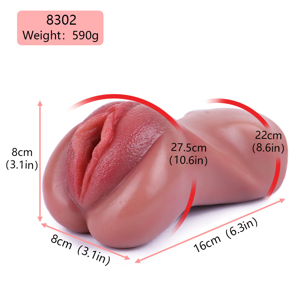 Big Labia Pocket Pussy – Realistic Silicone Male Masturbator | Domlust Fetish