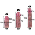 Silicone Dildo Attachment for Chastity Cage | M6 Mount