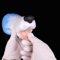 Cute Dog-Mouth Blowjob Pocket Pussy – Fantasy Oral Sex Masturbator in Platinum Silicone