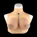 Rose Nipple Clamps Restraint Set – Stainless Steel BDSM Art Necklace
