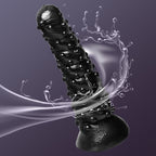 Black Spiral BDSM Anal Plug – Knotted Silicone | S / M / L Size Journey | Drake’s Dick