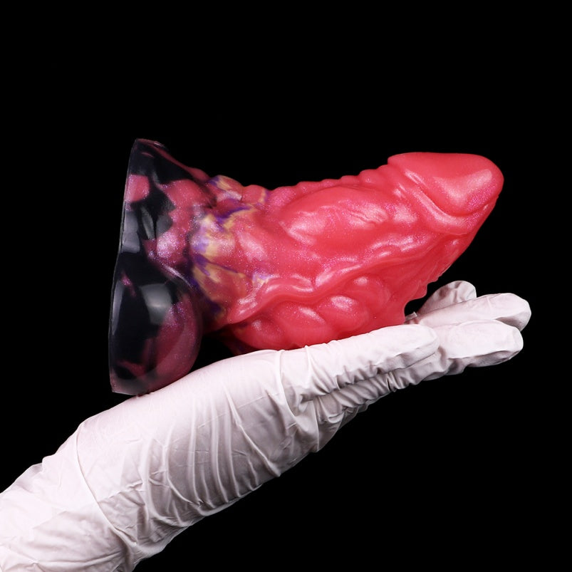 Thick Bad Dragon Dildo Butt Plug – Blood-Red Silicone Monsterdildo Women Masturbation Toy