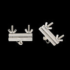 Rose Nipple Clamps Restraint Set – Stainless Steel BDSM Art Necklace
