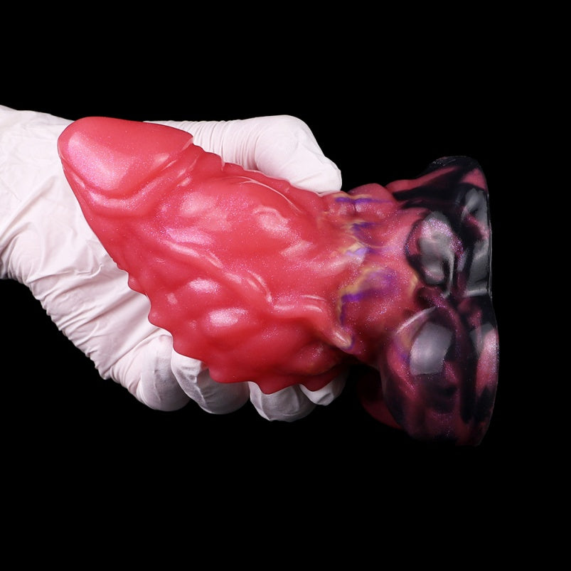 Thick Bad Dragon Dildo Butt Plug – Blood-Red Silicone Monsterdildo Women Masturbation Toy