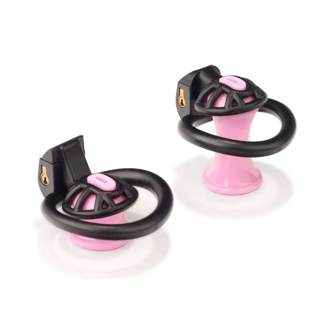 Inverted Mini Chastity Cage – Micro Male Chastity Cage | 3D Printed Resin | Shrink Training & Concealment | 3 Sizes + Hidden Lock