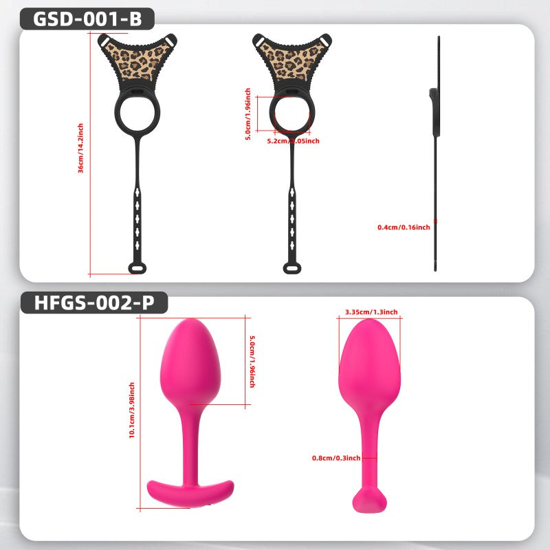 Modular Silicone Chastity Cage System | Remote Control Vibration & Adjustable Wearable Design (GSD D2)
