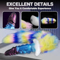 Wearable Fantasy Dragon Silicone Butt Plug with Detachable Tail-Anal Dildo for Roleplay & Orgasmic Massage