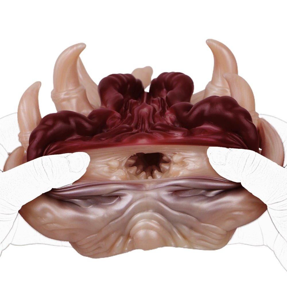 Facehugger Fantasy Alien Monster Silicone Male Manual Masturbator - Tarisss Sex Toy Store