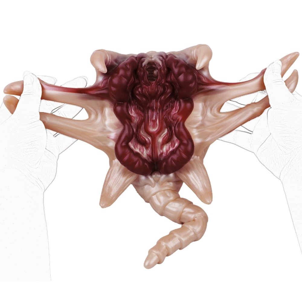 Facehugger Fantasy Alien Monster Silicone Male Manual Masturbator - Tarisss Sex Toy Store