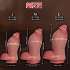Fantasy Anal Dildo with Strong Suction Cups, Flexible Thick Buttplug Toy for Advanced Players Prostate Stimulation Adult Sex Toy - Tarisss Sex Toy Store