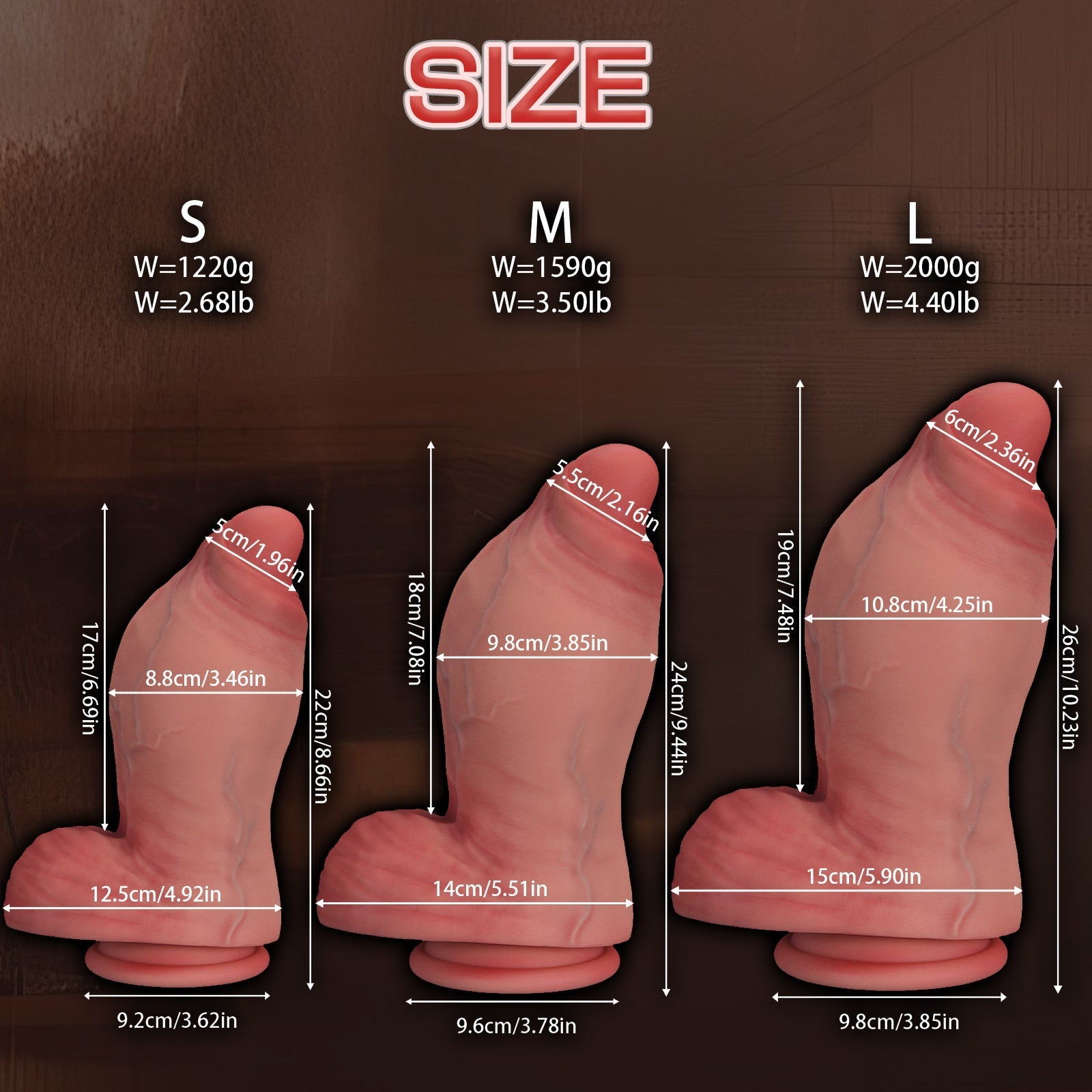 Fantasy Anal Dildo with Strong Suction Cups, Flexible Thick Buttplug Toy for Advanced Players Prostate Stimulation Adult Sex Toy - Tarisss Sex Toy Store