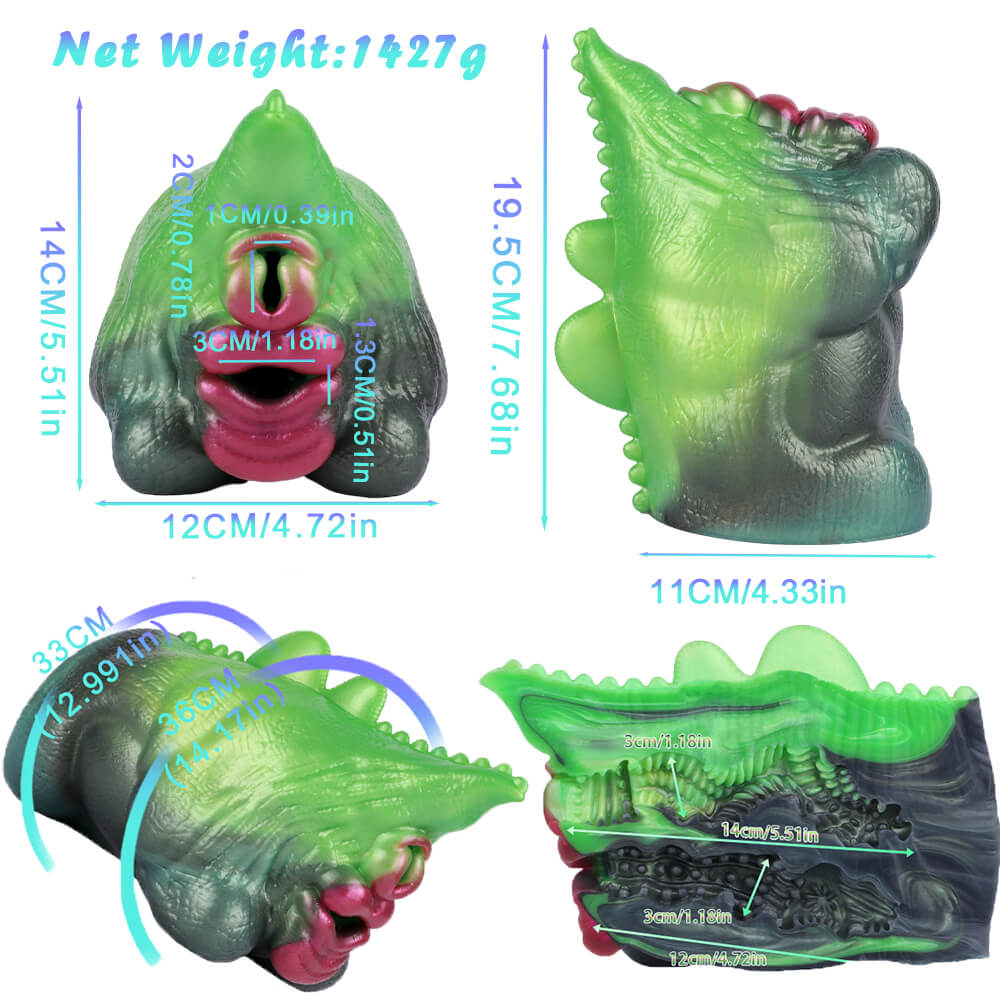 Fantasy Creature Silicone Male Manual Dragon Masturbator - Tarisss Sex Toy Store