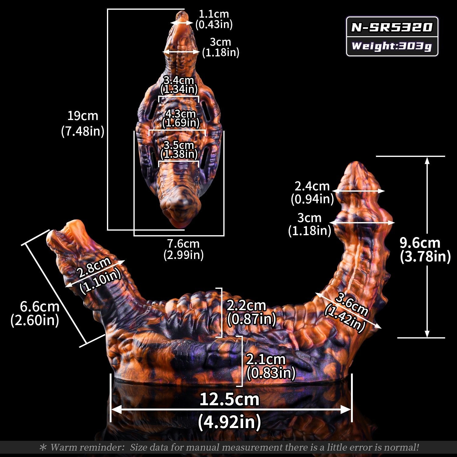 Fantasy Creature Wearable Prop with Adjustable Straps and Rechargeable Controller - Tarisss Sex Toy Store