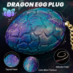 Fantasy Dragon Egg Anal Plug Set with Chain Pull - Tarisss Sex Toy Store
