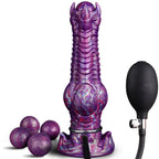 Fantasy Dragon Silicone Dildo with Inflation Pump - Tarisss Sex Toy Store