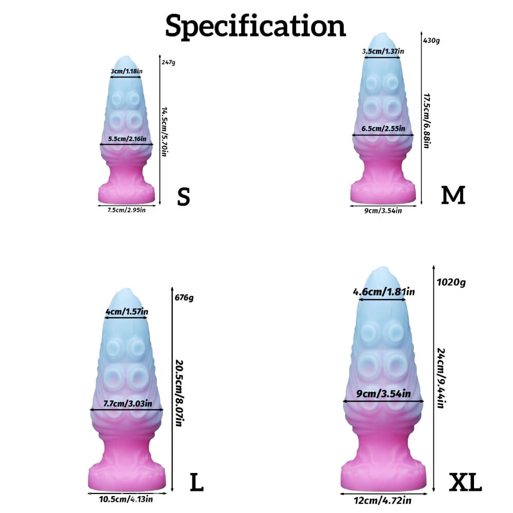 Fantasy Tentacle Dildo with Suction Base - Tarisss Sex Toy Store