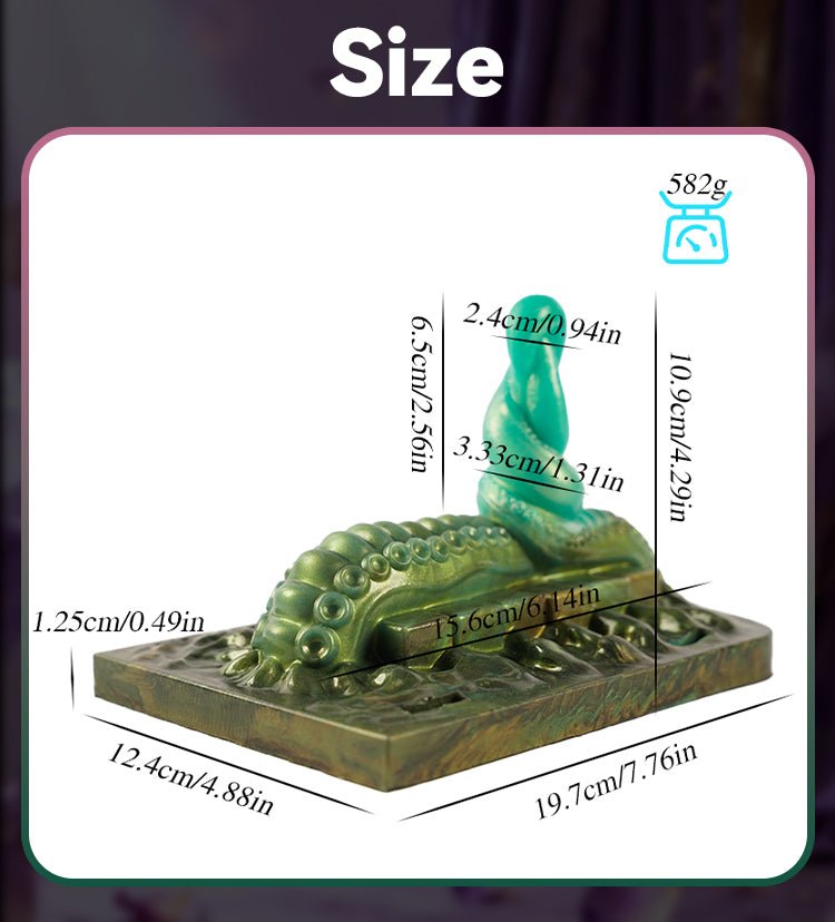 Fantasy Tentacle Silicone Anal Dildo with Textured Base - Tarisss Sex Toy Store
