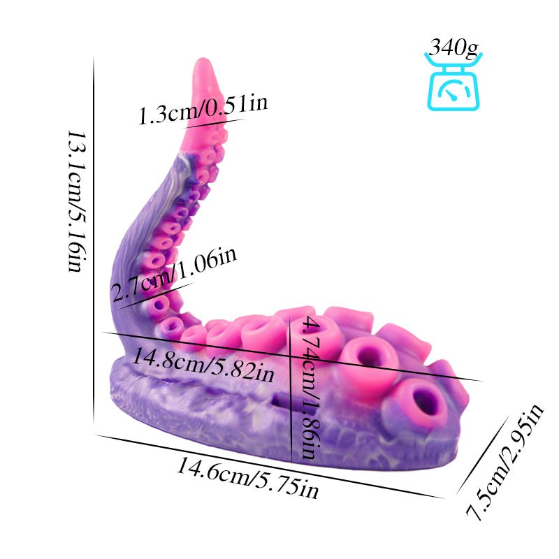 Fantasy Tentacle Silicone Grinding Toy with Textured Base - Tarisss Sex Toy Store