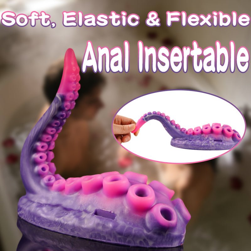 Fantasy Tentacle Silicone Grinding Toy with Textured Base - Tarisss Sex Toy Store