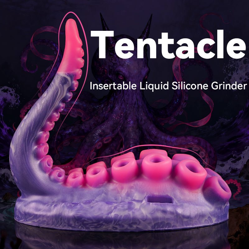 Fantasy Tentacle Silicone Grinding Toy with Textured Base - Tarisss Sex Toy Store