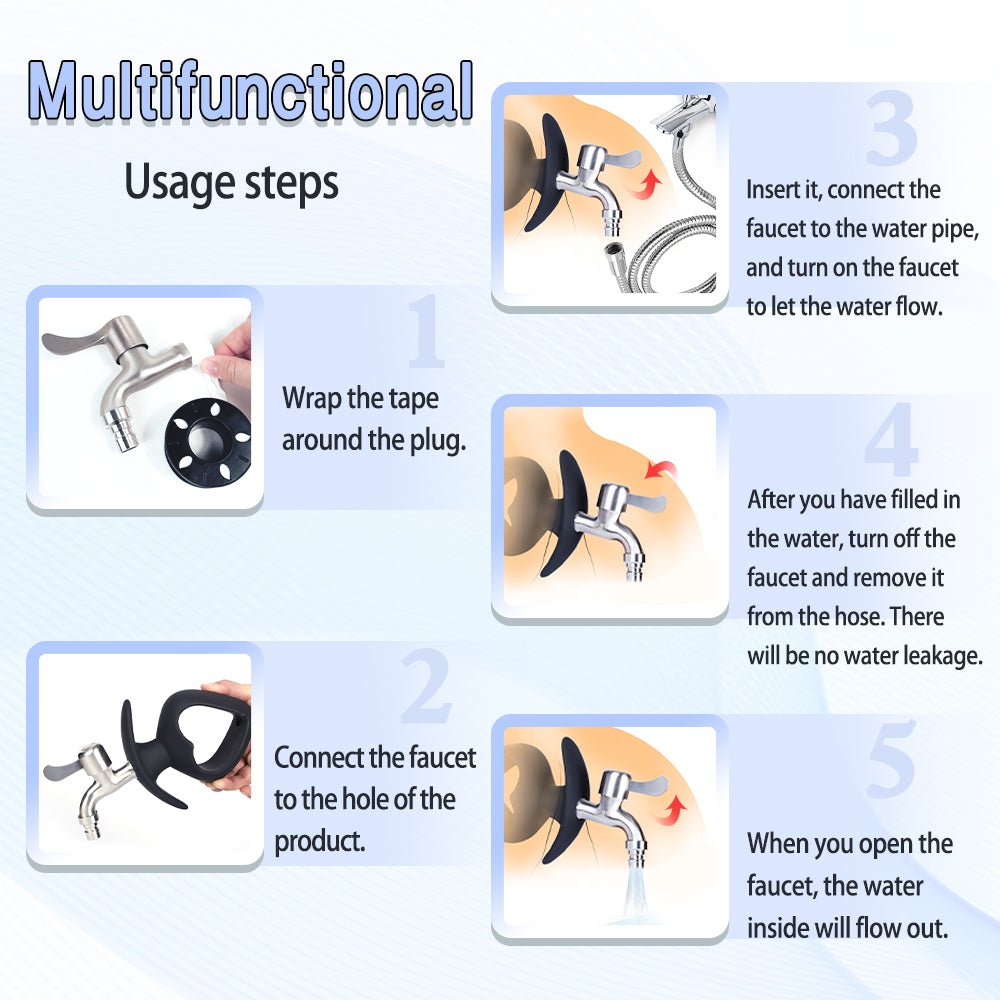 Faucet - Connectable Anal Plug Kit - Tarisss Sex Toy Store