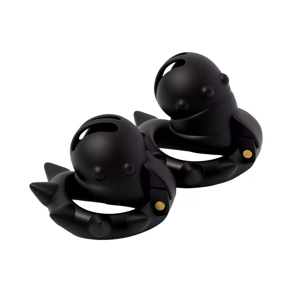 Spiked Monster Cock Ring – Black Silicone Penis Ring with Intense Spikes (3 Sizes)