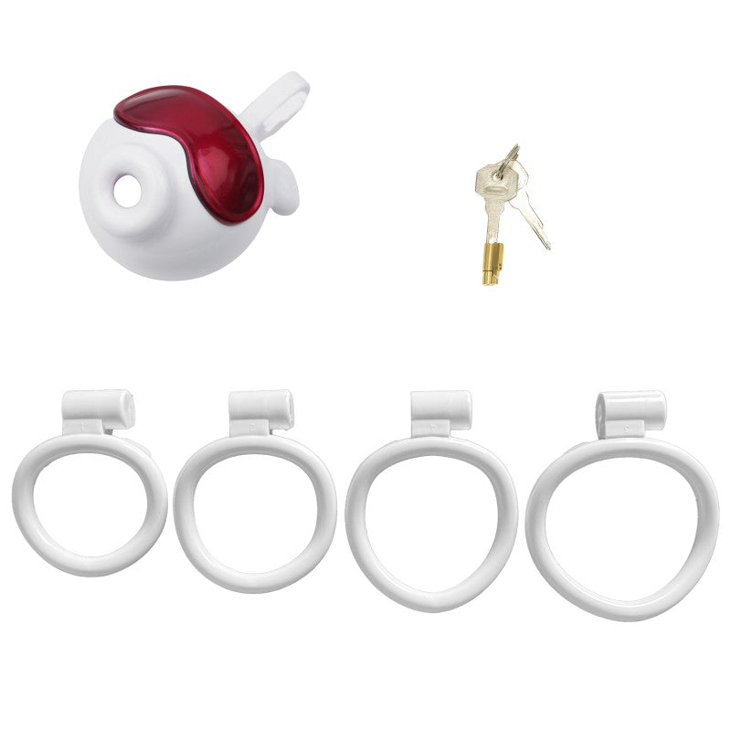 Octopus Goggle Chastity Cage 🐙  – Compact Male Chastity Device with Key
