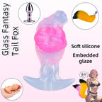 Fox Fantasy Realistic Dildo Anal Plug – Strap-On Bondage Anal BDSM Restraint Sex Toys for Women