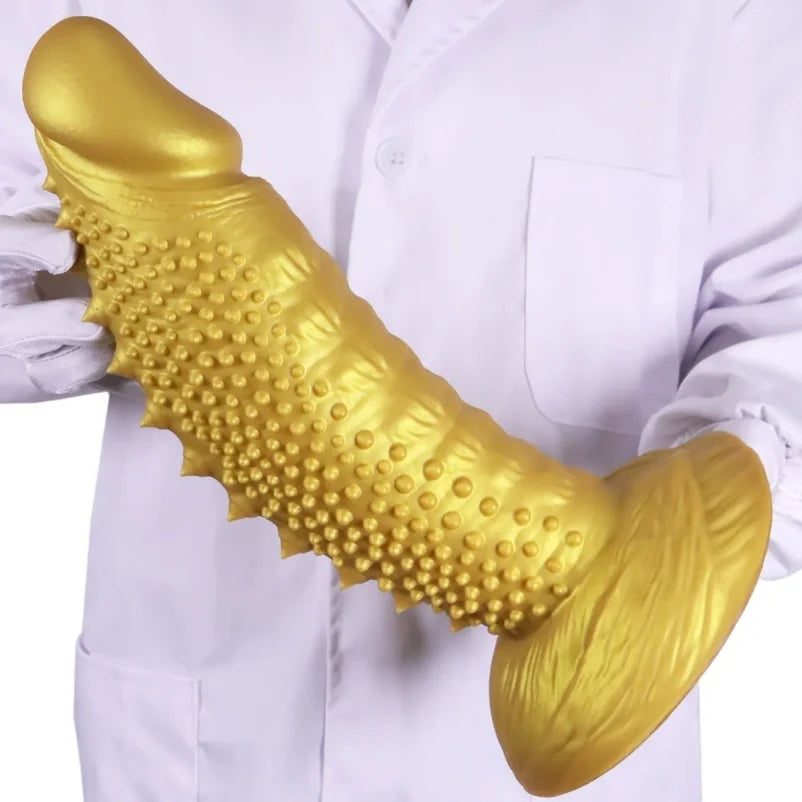 Wolf Fang Fantasy Dildo – Giant Platinum Silicone Fist Dildo for Extreme Anal & Vaginal Expansion | Domlust
