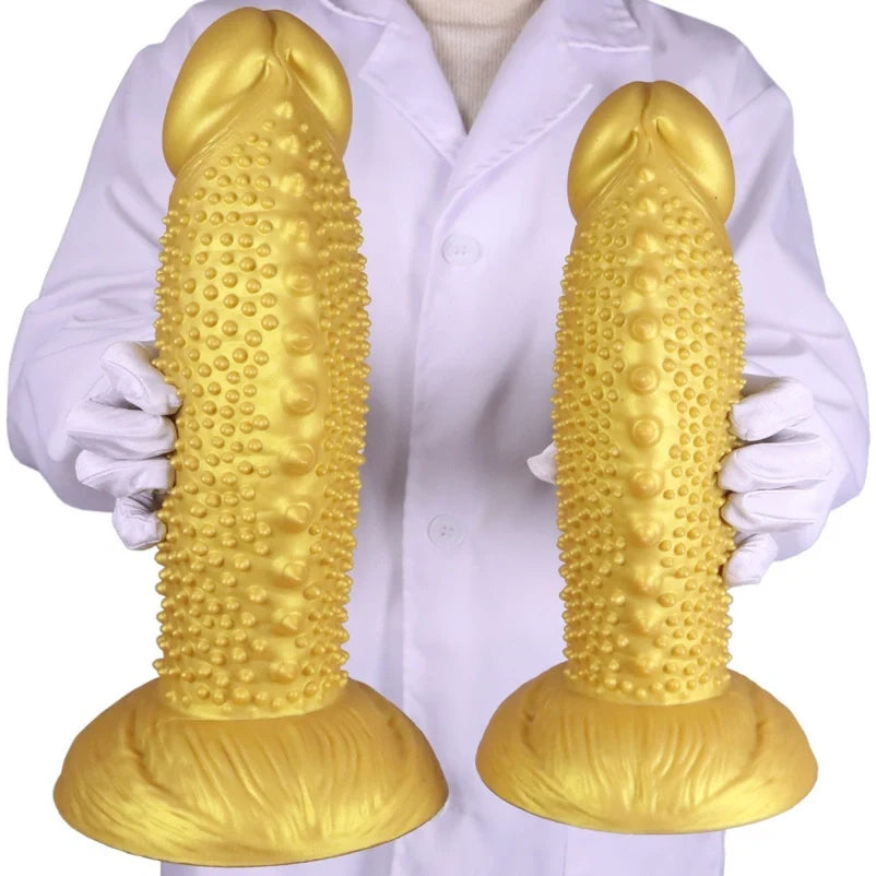 Wolf Fang Fantasy Dildo – Giant Platinum Silicone Fist Dildo for Extreme Anal & Vaginal Expansion | Domlust